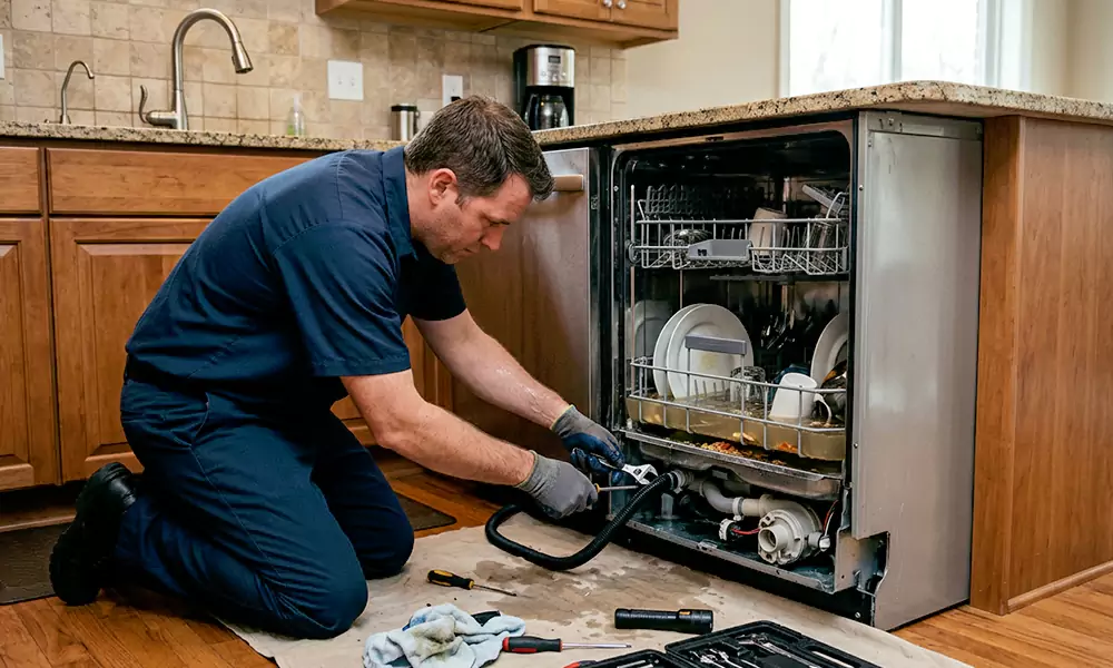 Dishwasher Not Draining Repair in Horn Lake, MS