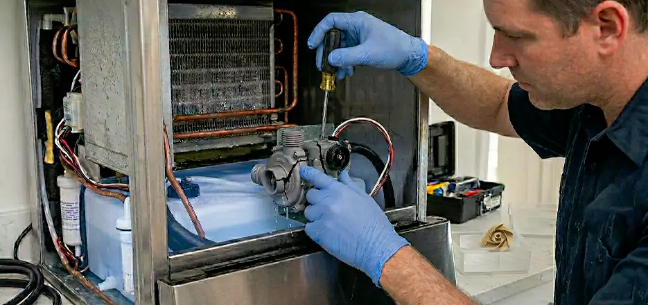 Commercial Ice Maker Water Pump Repair in Horn Lake