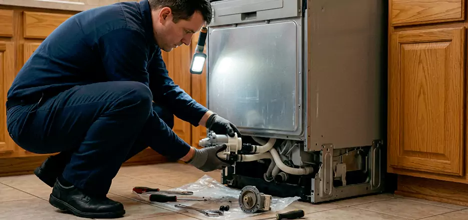 Dishwasher Drain Hose Repair in Horn Lake