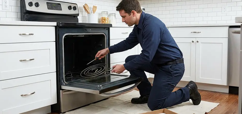 Oven Lower Heating Element Replacement in Horn Lake