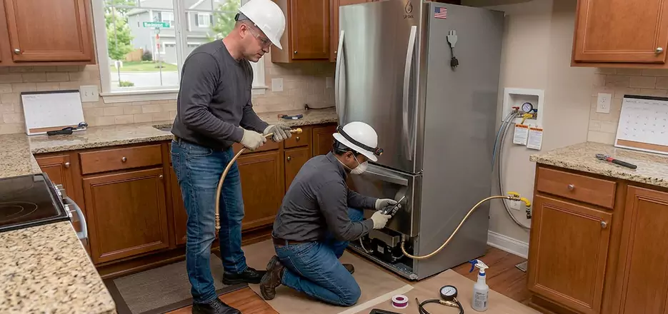 Propane Refrigerator Installation in Horn Lake